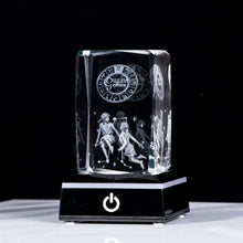 3D Glass Zodiac Signs with LED Lighting Base