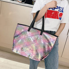 Colorful Sequin Simple Shoulder Handbag