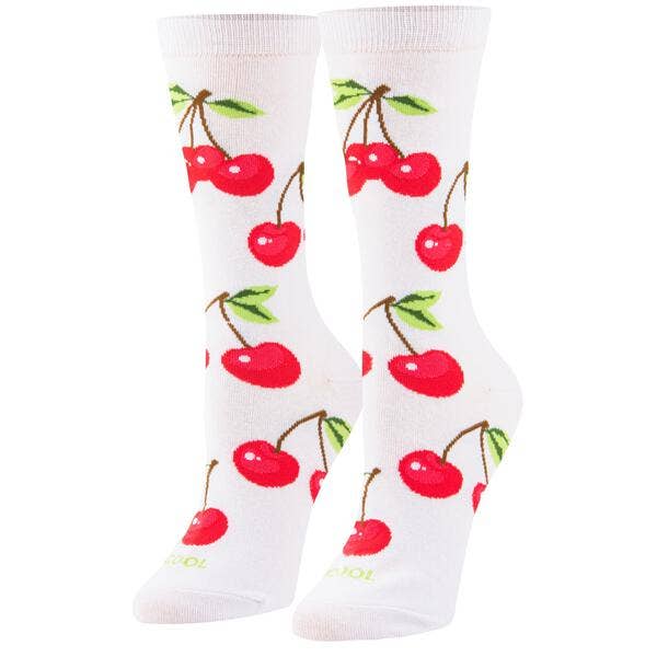 Cherry On Top Socks - Womens